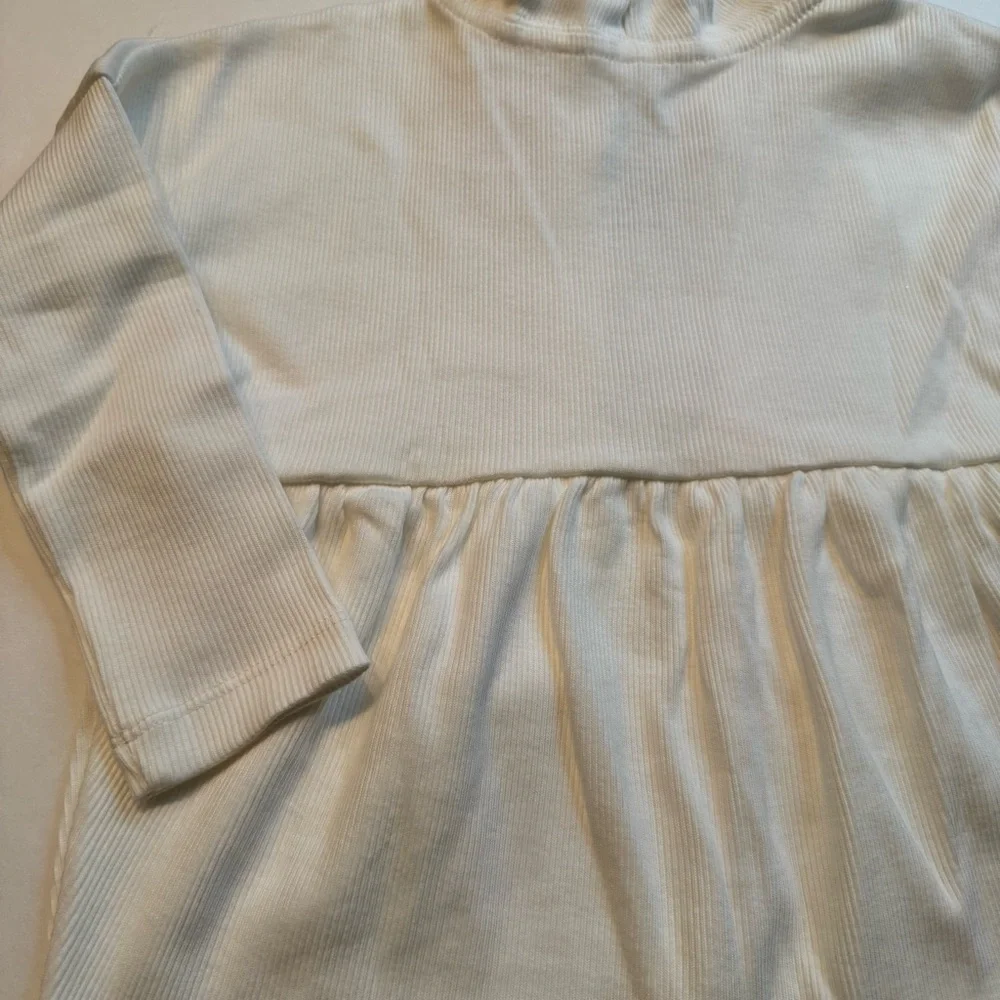 Omi Jo NWT by WDW Simple Cardigan Ribbed Off White Hooded Long Sleeve Girls 2T